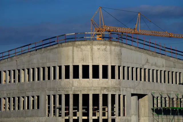 house, shell, cement, construction site, crane, architecture, modern, housebuilding, building, framework, new building, construction, craft, unshrouded, building trade, to build, facade. Micro-influencers for new build developments: UK launch checklist
